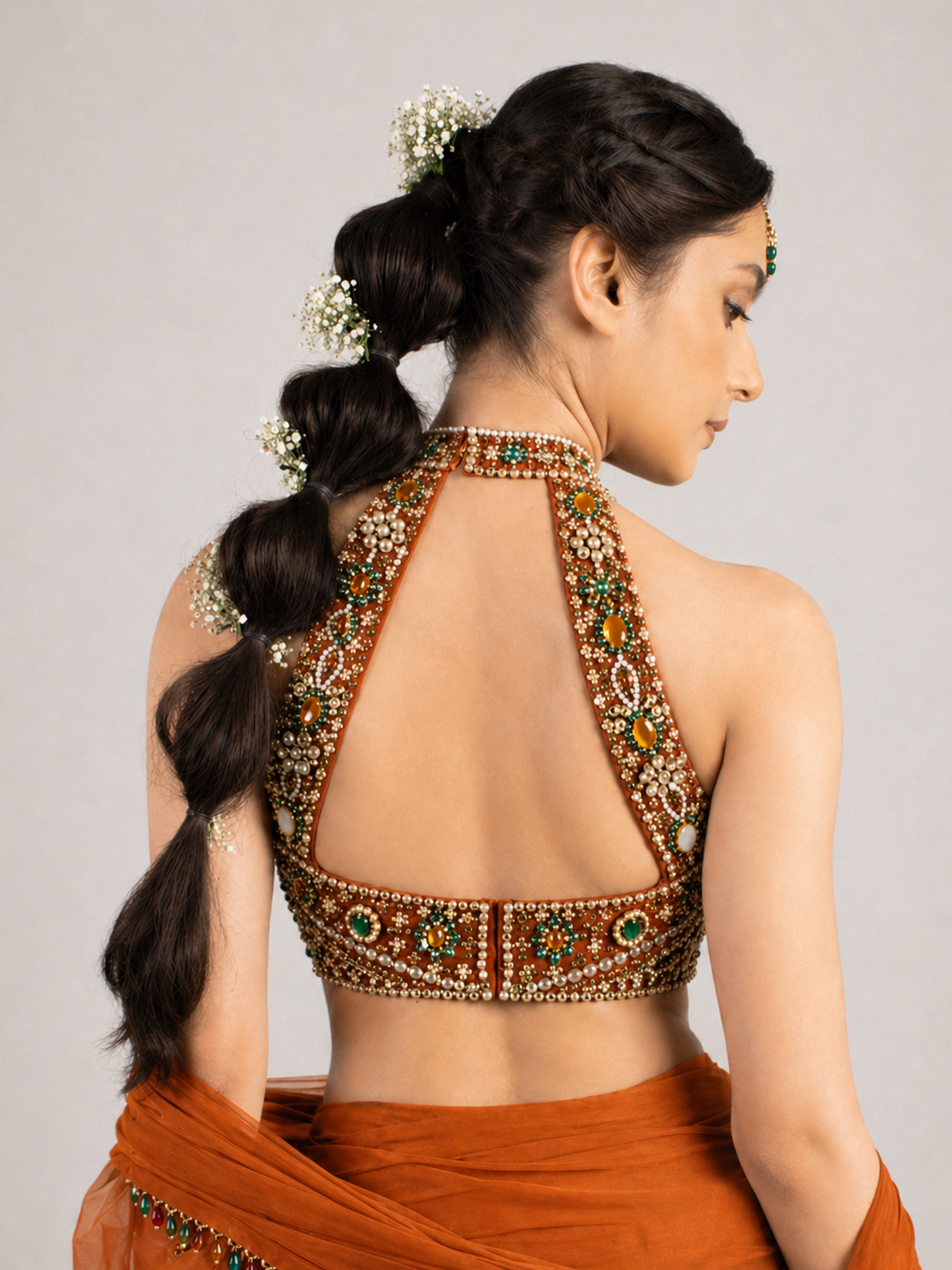 Alaka - Embroidered Jewel Blouse