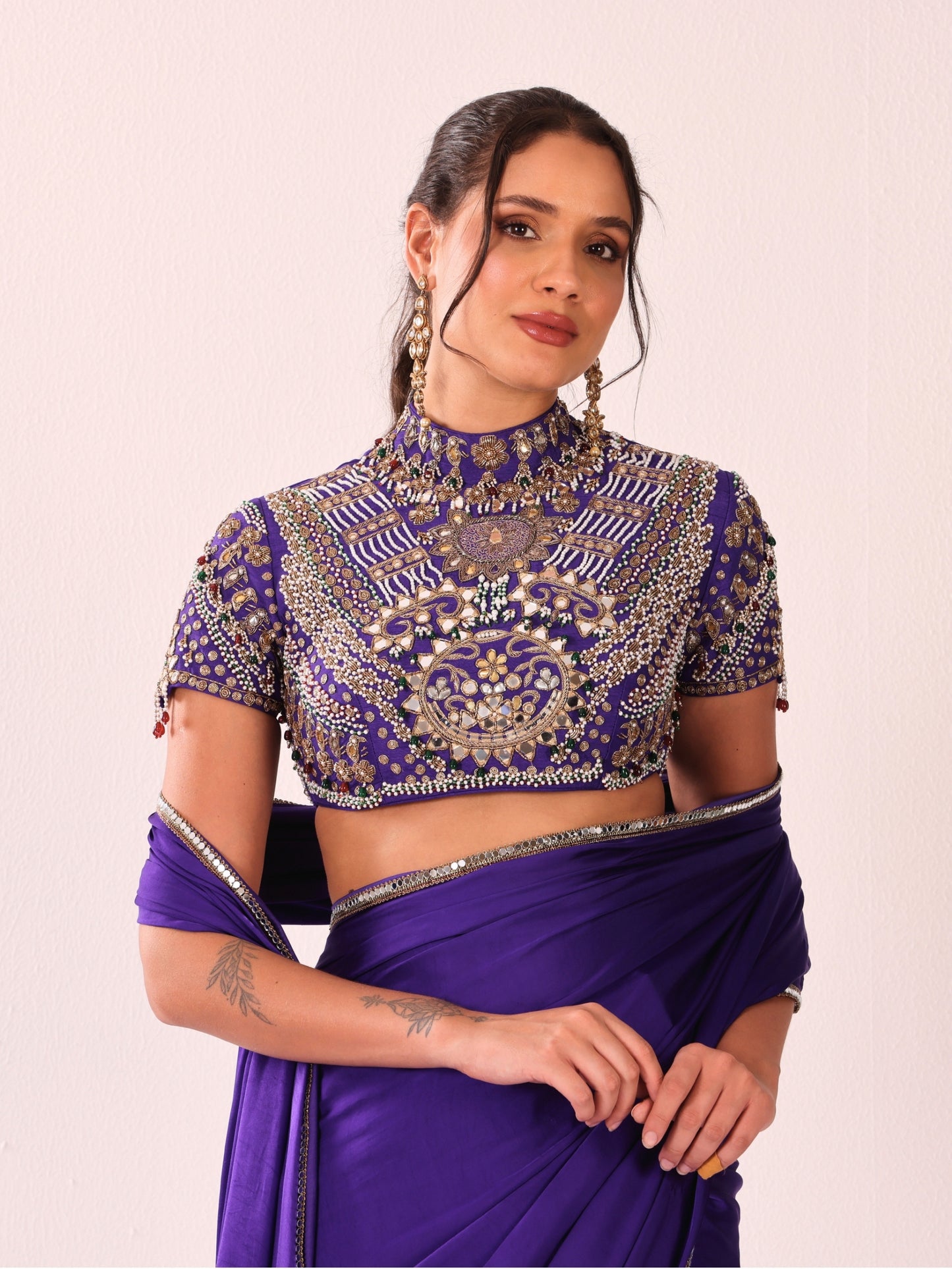 Kohinoor Blouse Saree Set