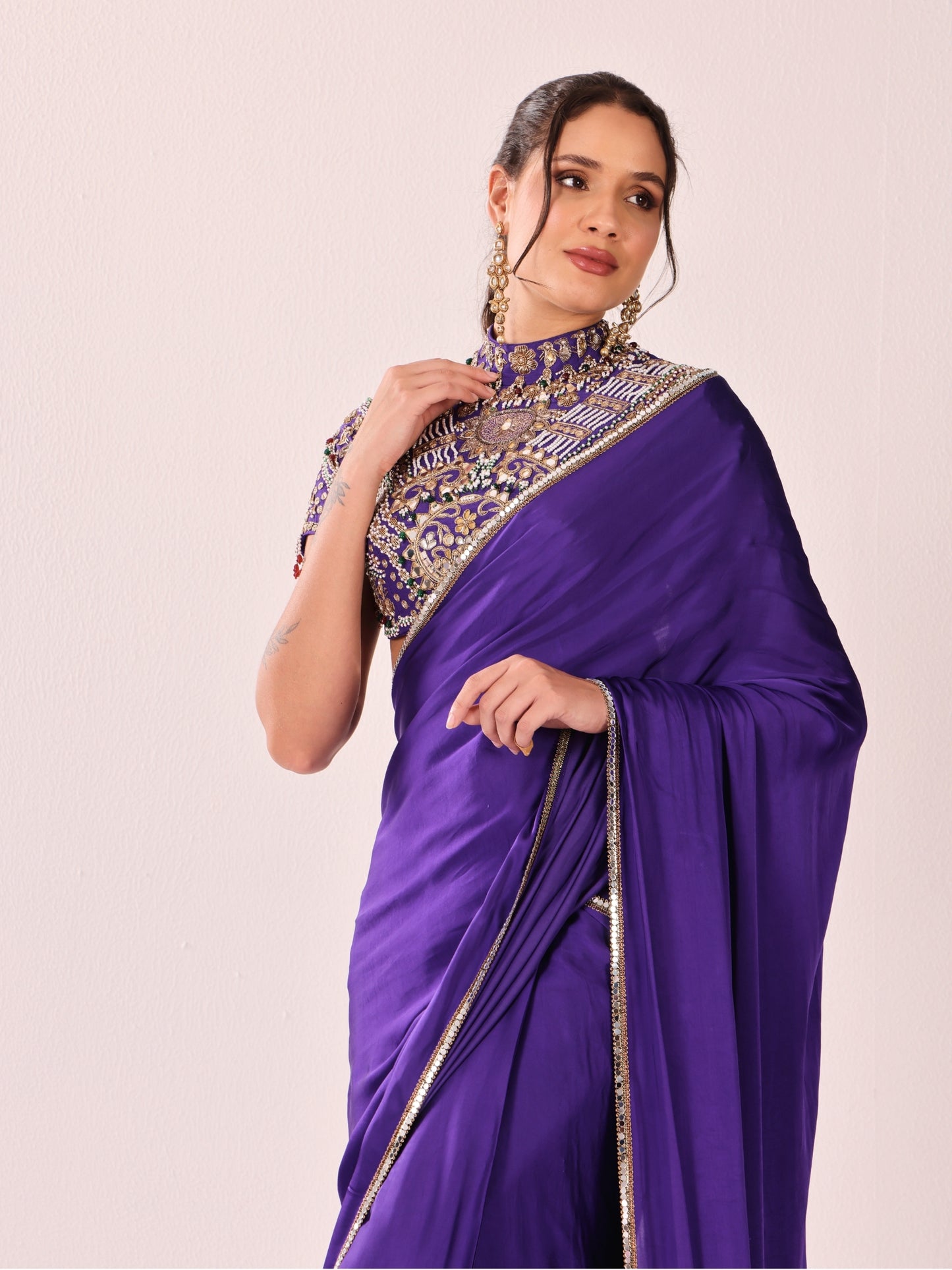 Kohinoor Blouse Saree Set