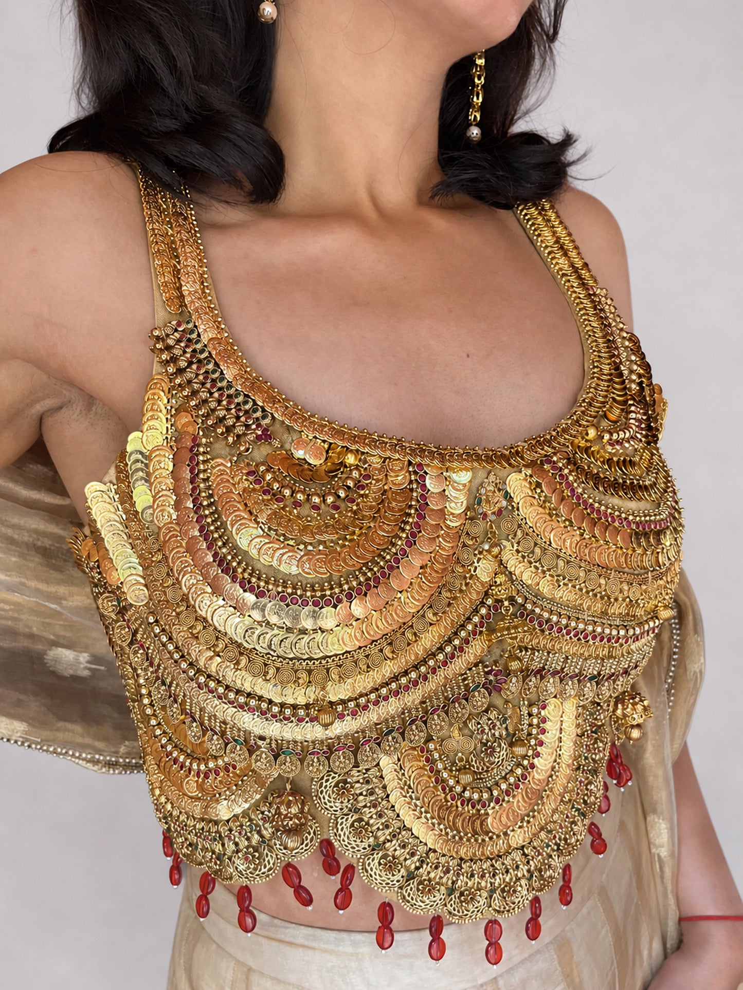 Shehzadi Corset- Gold Jewellery Corset