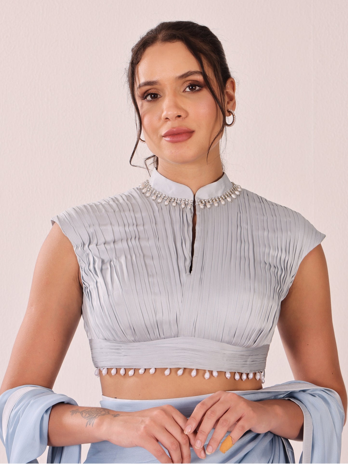 Gayatri - Chiffon Pleated Blouse