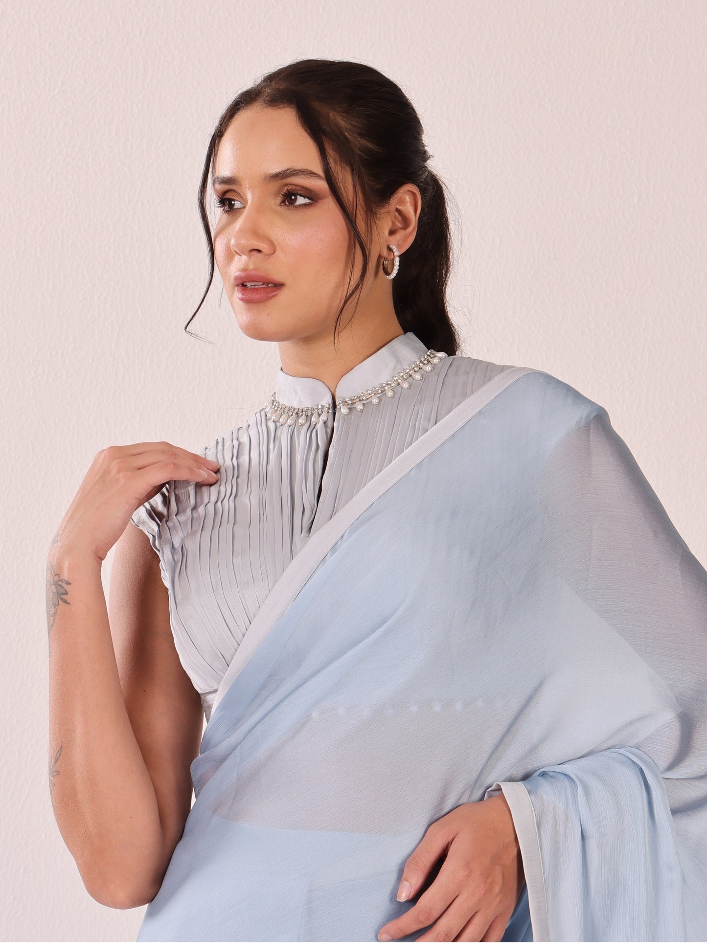 Gayatri - Chiffon Pleated Blouse