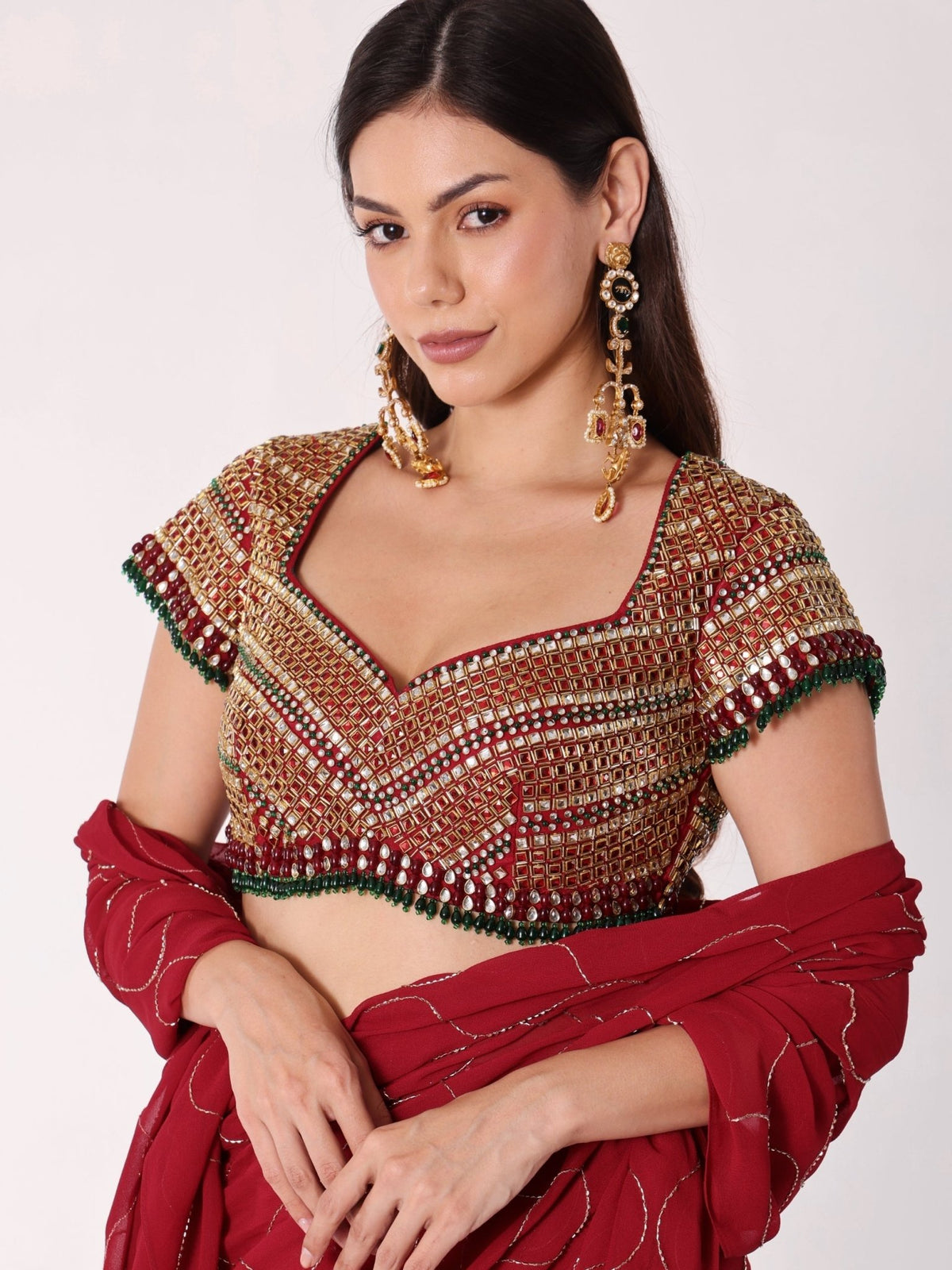 Mosaic Jadau Blouse - truzee