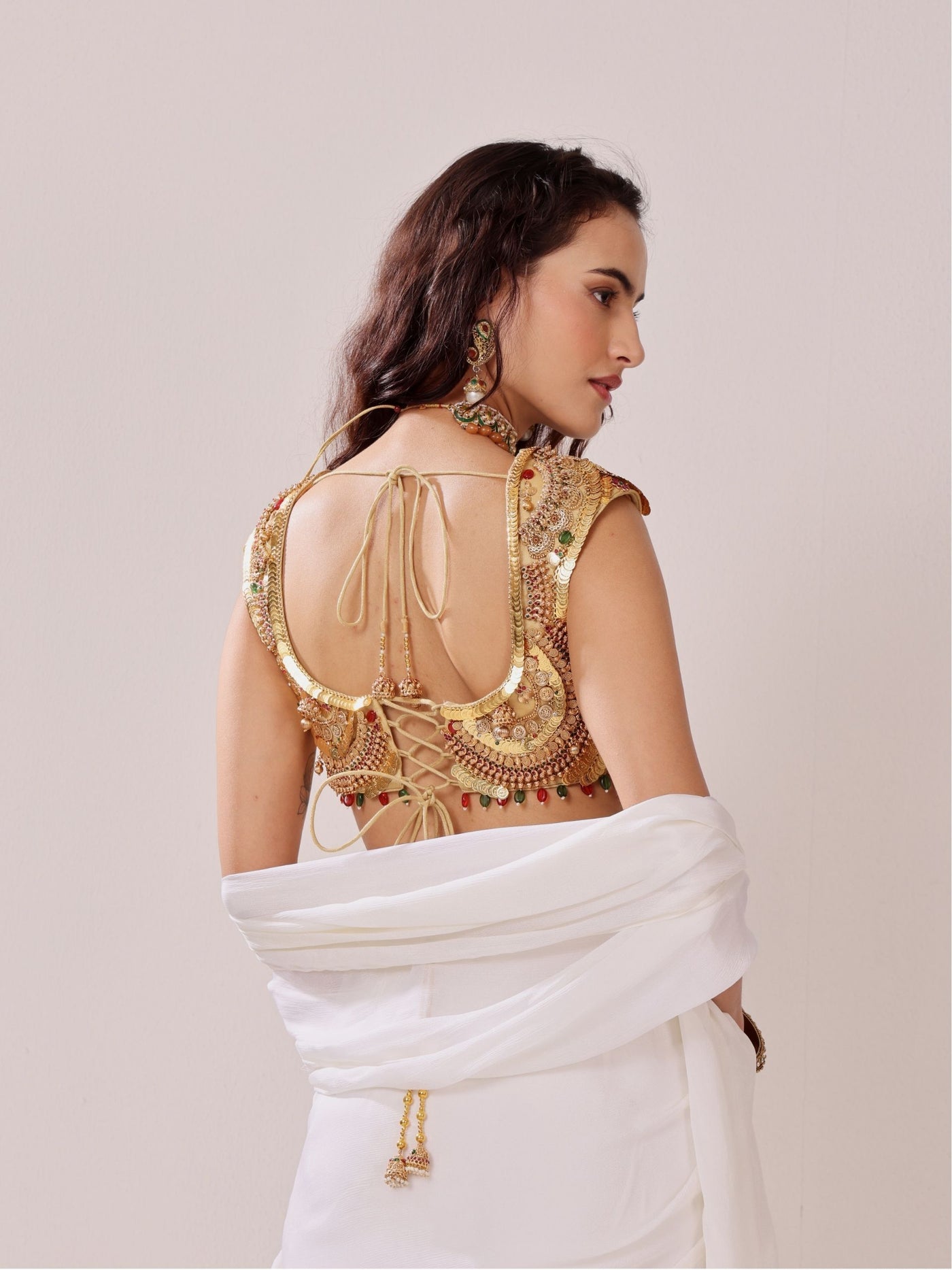 Natasha Kasumala - Gold Jewellery Blouse