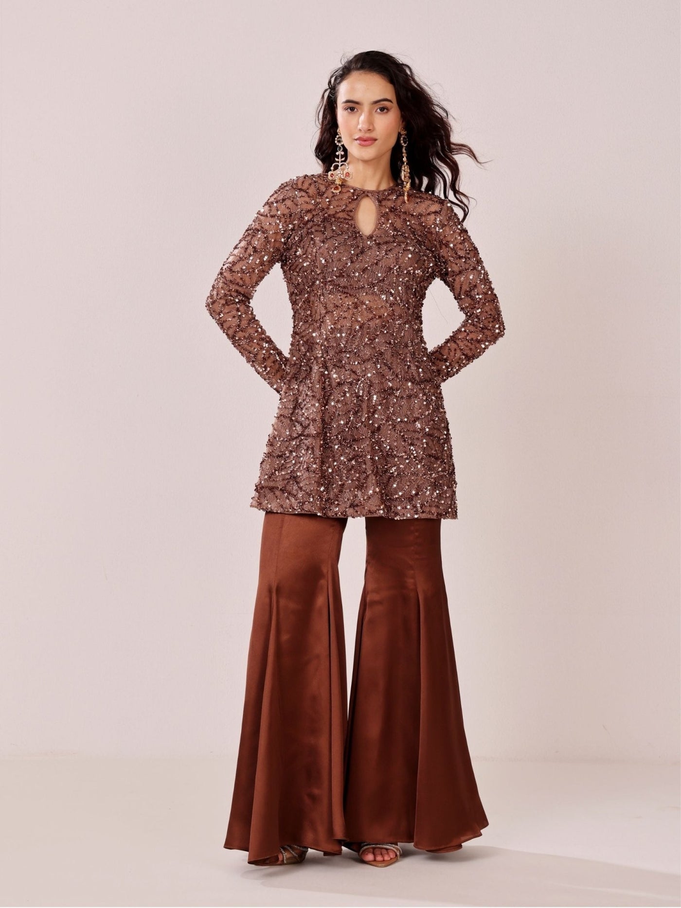 Mocha Dusk - Tunic Pant Set - truzee