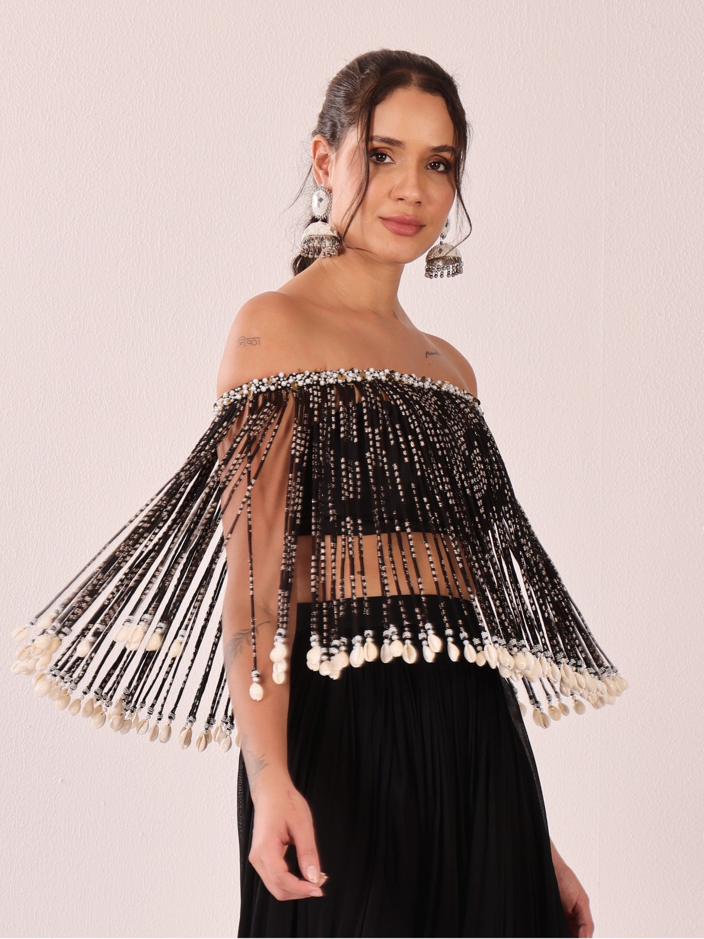 Desert Moon - Tassle Blouse Lehenga Set
