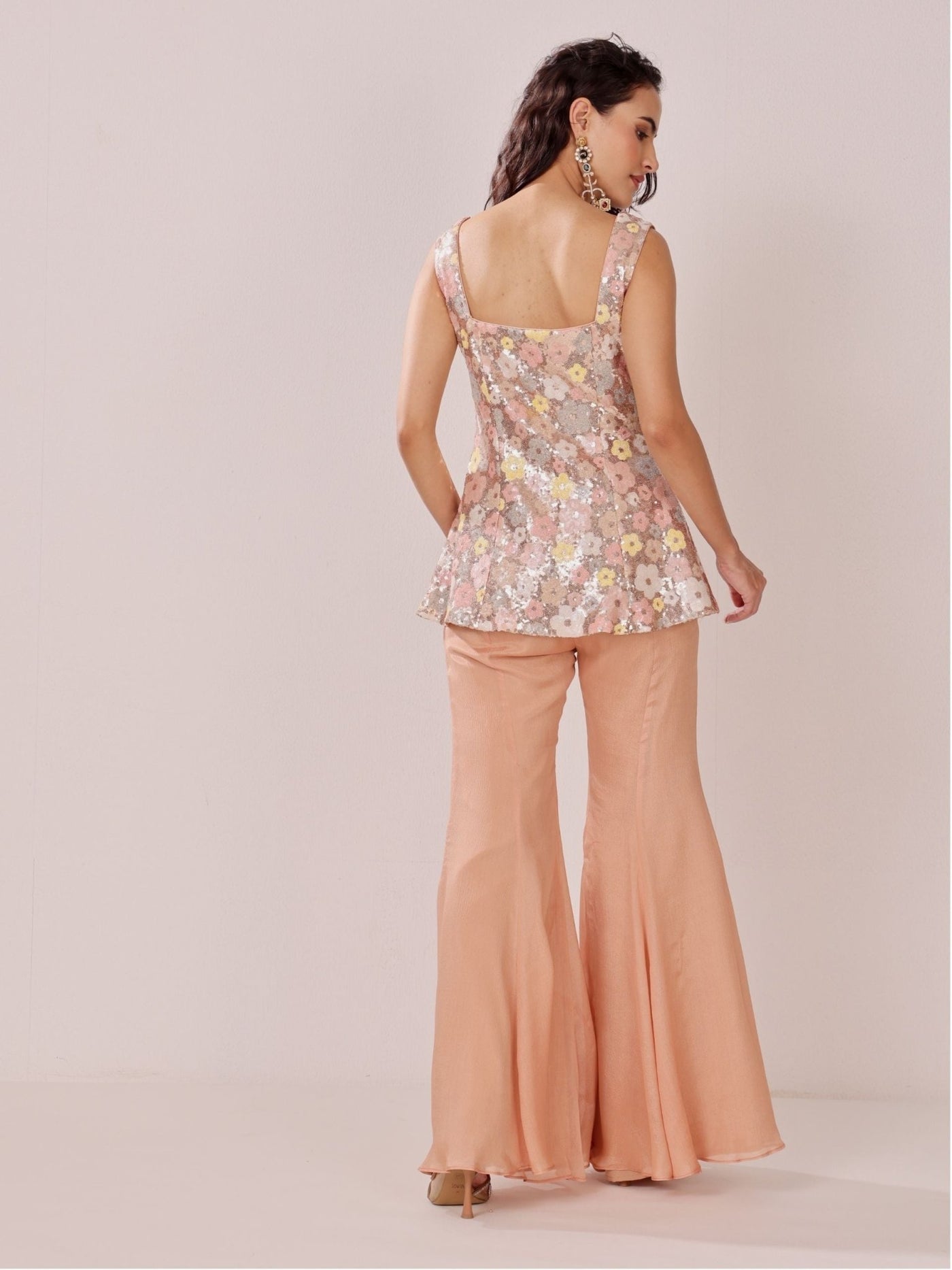 Peach Bloom - Tunic Pant Set - truzee
