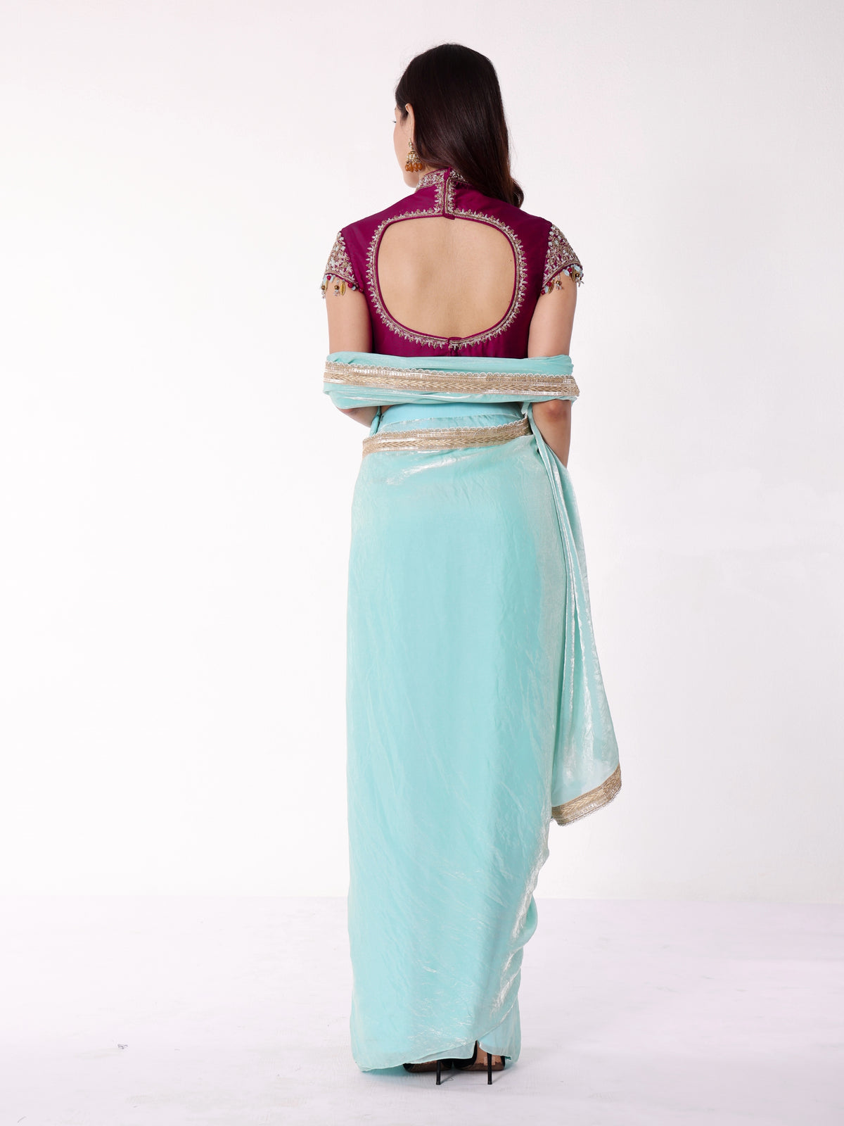Kaya - Pink Topaz Blouse Set