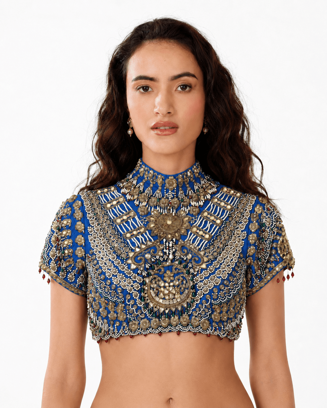 Kohinoor - Embroidered Jewel Blouse - truzee