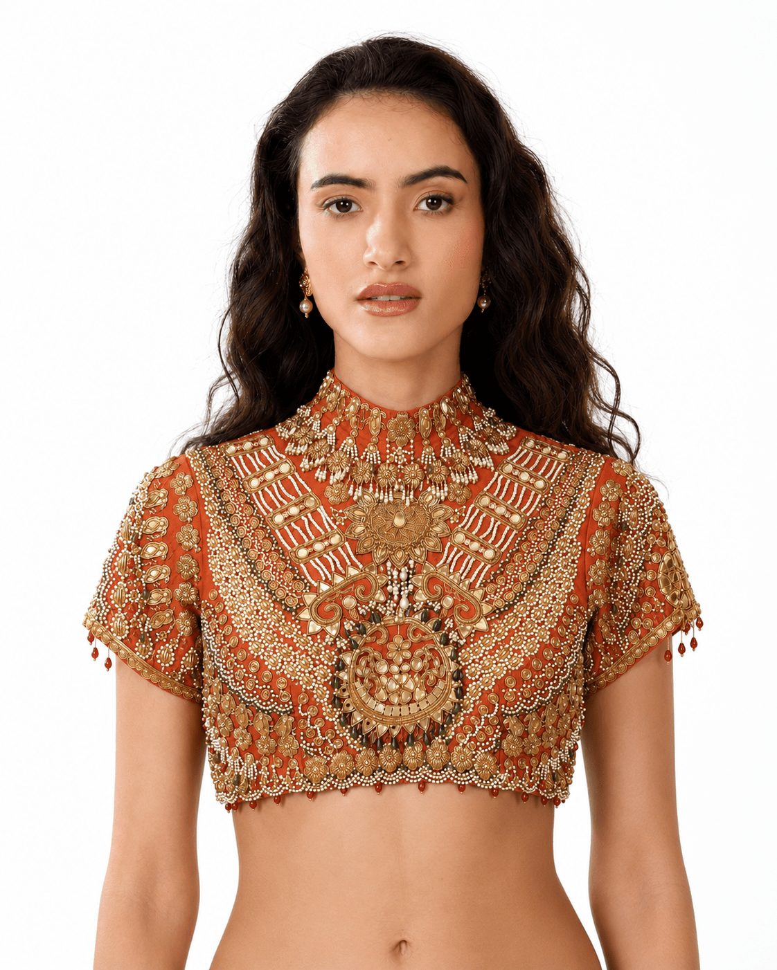 Kohinoor - Embroidered Jewel Blouse - truzee