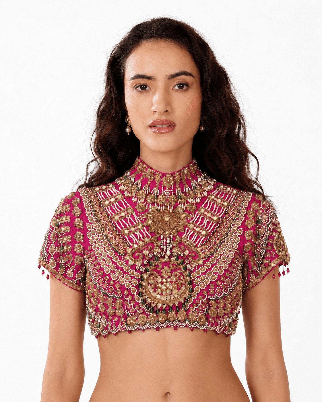 Kohinoor - Embroidered Jewel Blouse - truzee
