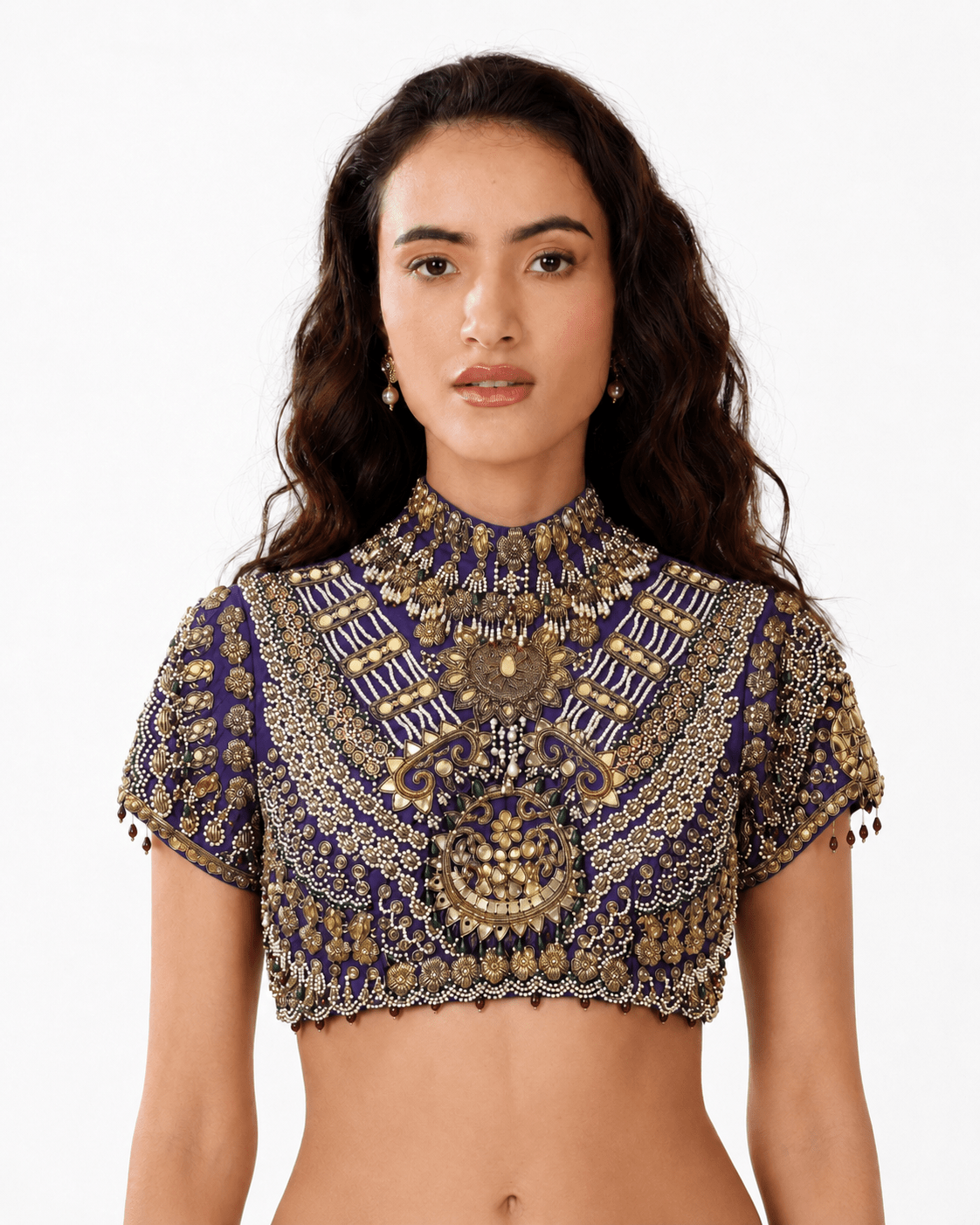 Kohinoor - Embroidered Jewel Blouse - truzee