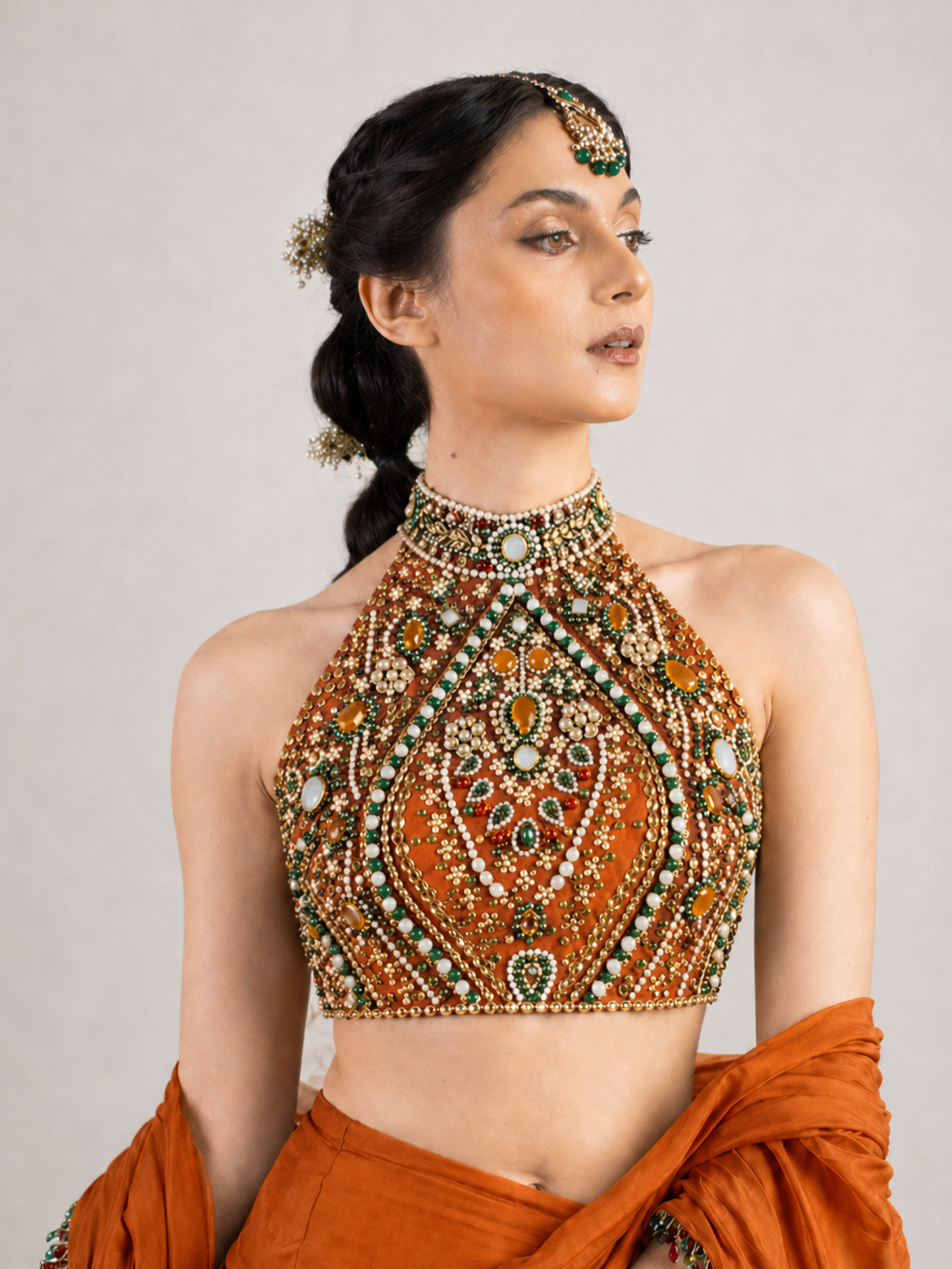 Alaka - Embroidered Jewel Blouse